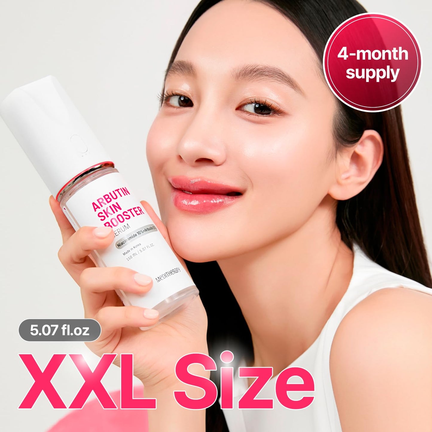 Arbutin Skin Booster Serum – 10% Niacinamide, 2% Arbutin, Boosts Absorption 7x with Built-In Device