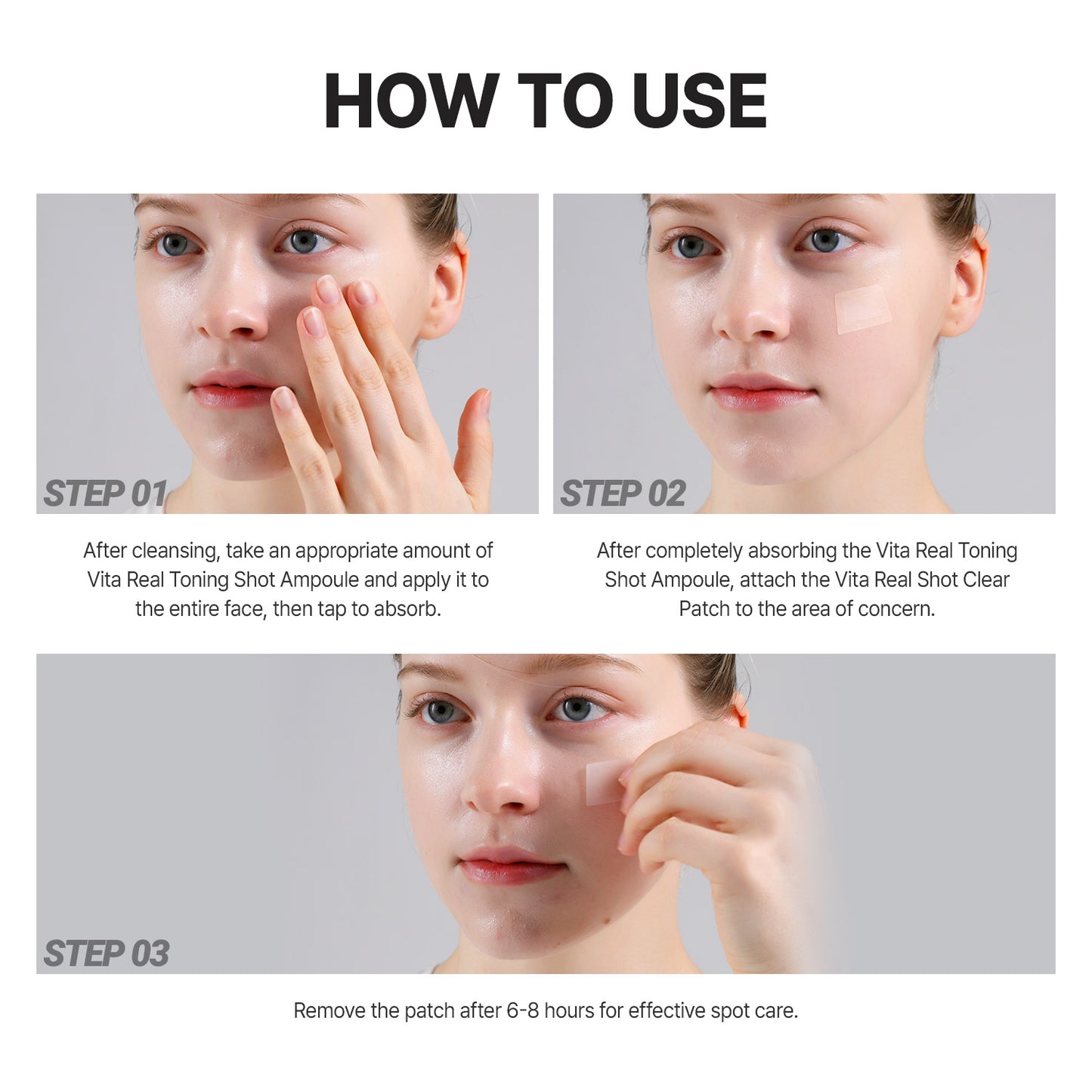 Vita Real Shot Clear Patch