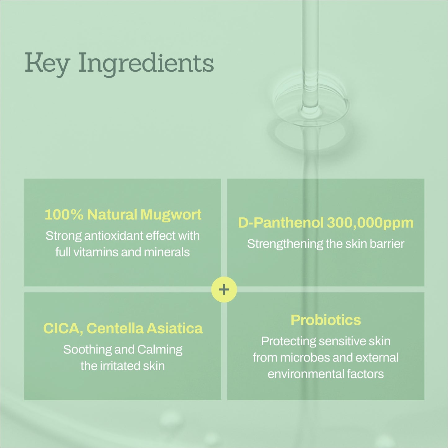 Mugwort Super Calming Toner + Serum + Centella Calming Cream