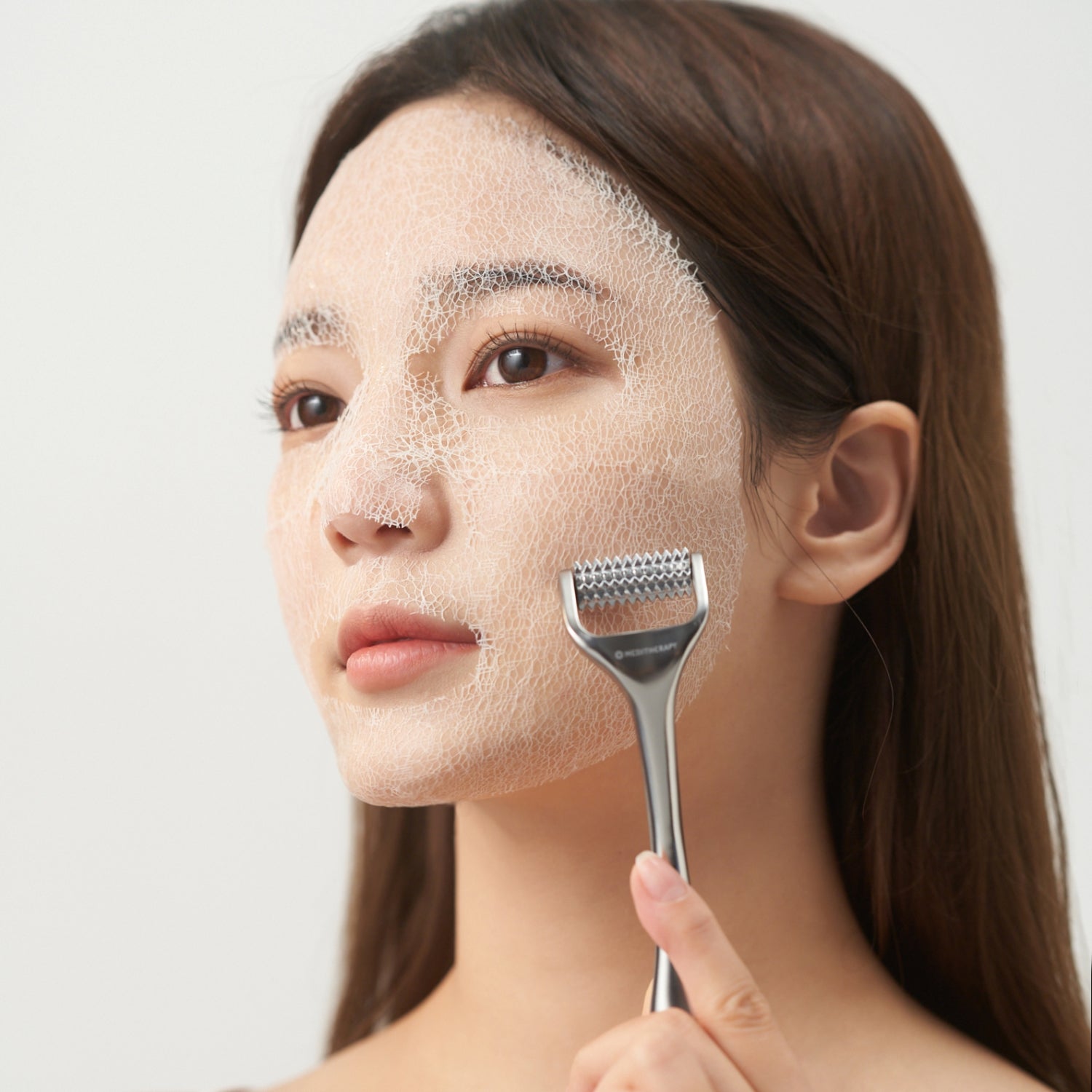 [20% off on Amazon] Wrinkle fit Korean Mesh Sheet Mask + Boosting Roll