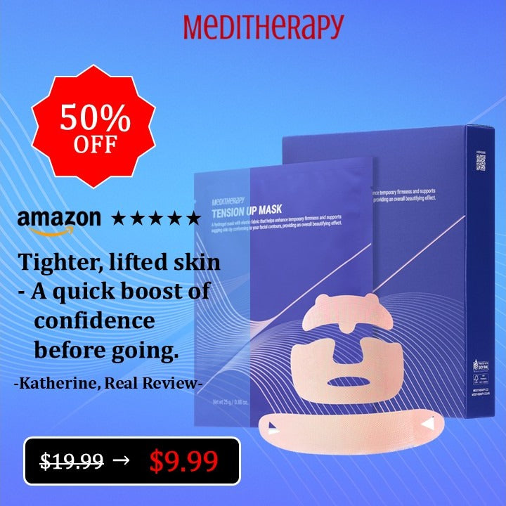 [50% OFF] Only $9.99 – Tension Up Mask (5ea)