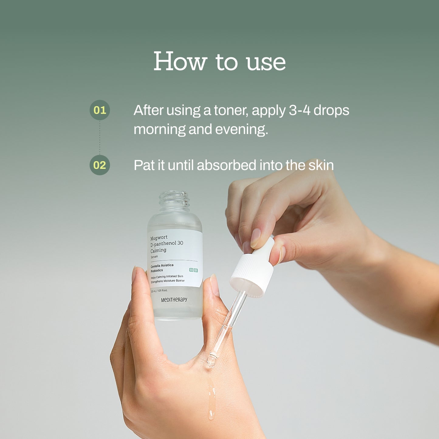 Mugwort Super Calming Toner + Serum + Centella Calming Cream