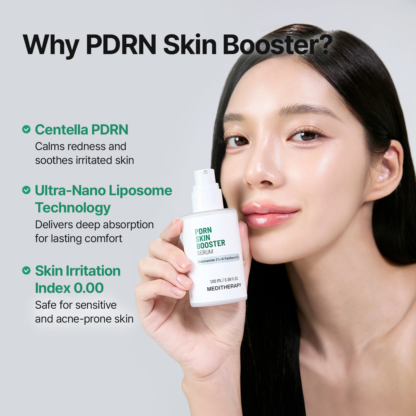 [BF Deal | 19.99] PDRN Cica Booster Serum – Centella PDRN & D-Panthenol – Redness Relief & Sensitive Skin Repair