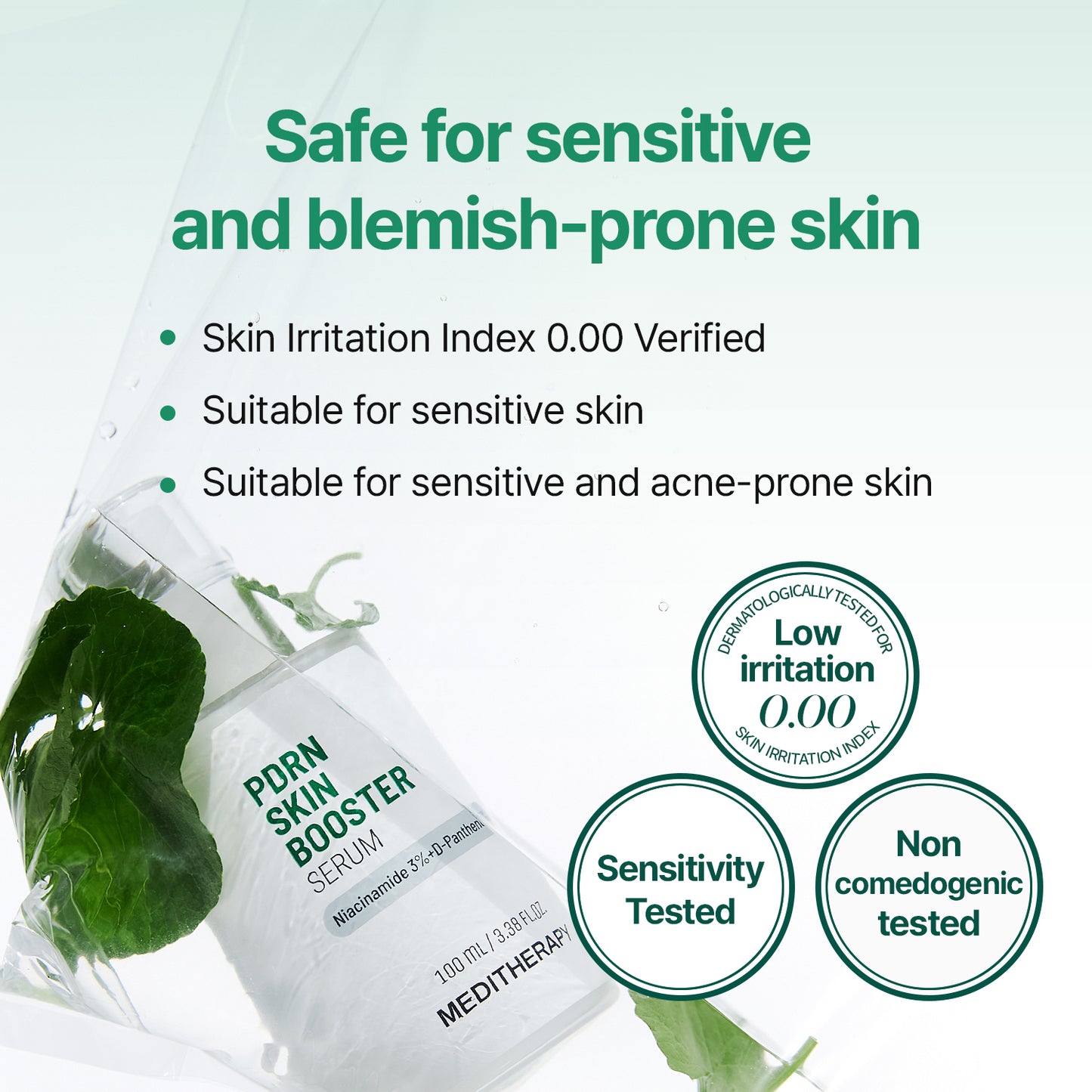 [BF Deal | 19.99] PDRN Cica Booster Serum – Centella PDRN & D-Panthenol – Redness Relief & Sensitive Skin Repair