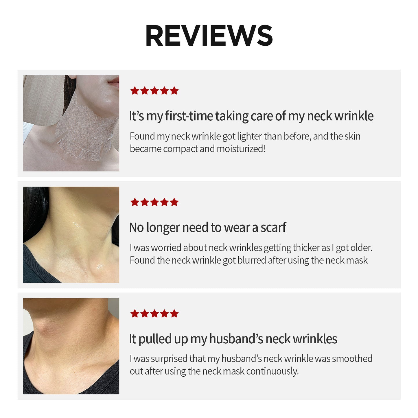 Collagen Wrinkle-fit Neck Mask