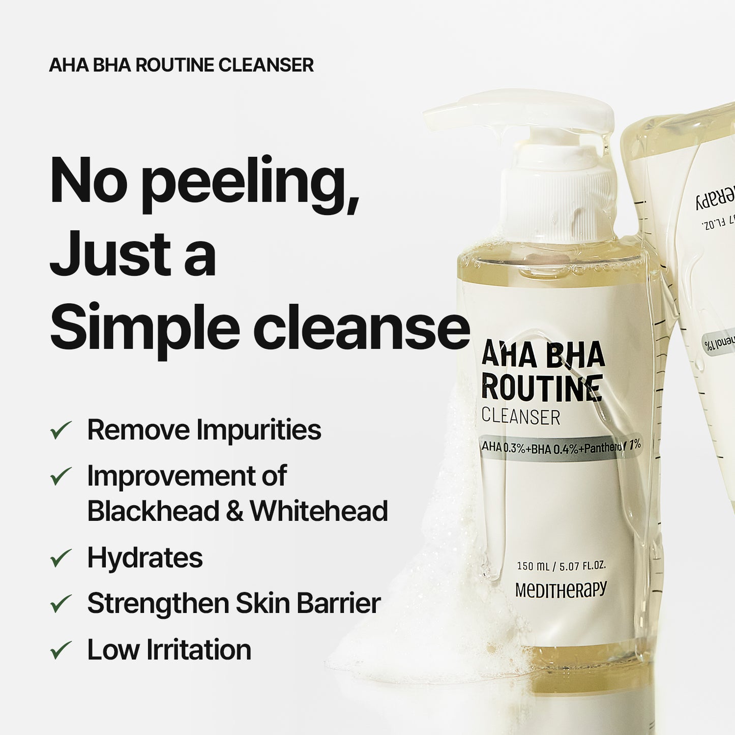 [BF Deal | $9.99] AHA BHA Gel Cleanser – Mild Acne Face Wash for Sensitive Skin – Deep Pore & Blackhead-Clearing Formula