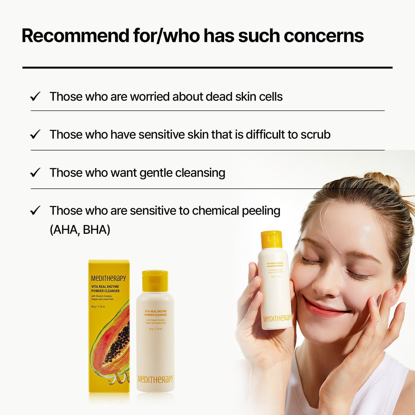 Vita Real Toning Enzyme Powder Cleanser