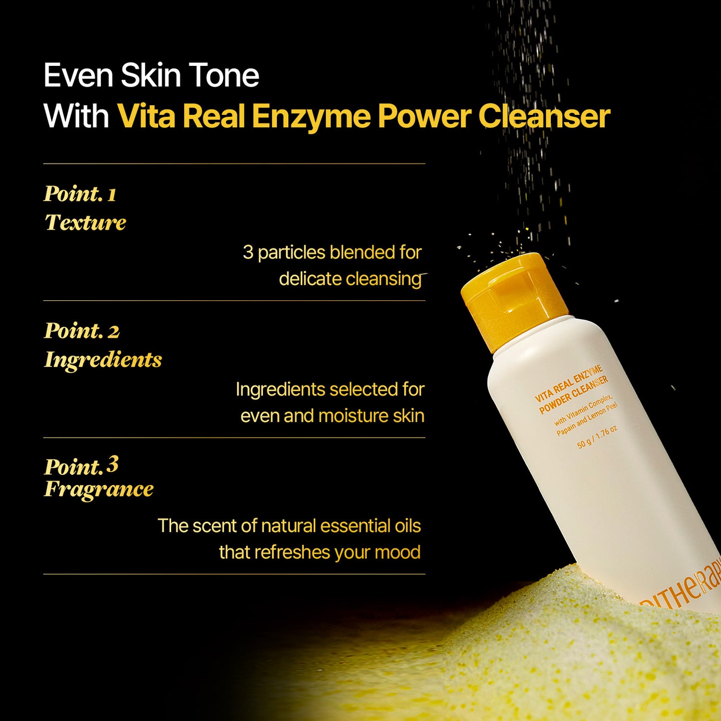 Vita Real Toning Enzyme Powder Cleanser