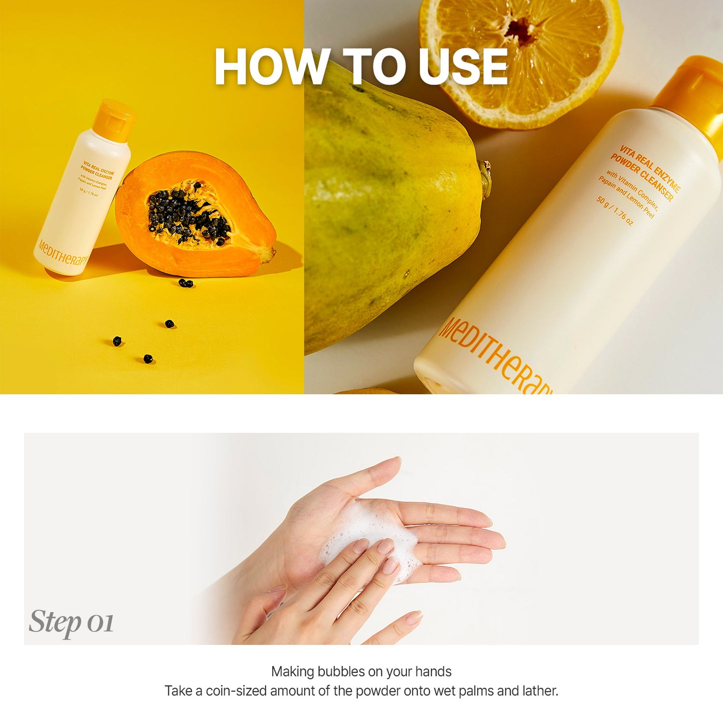 Vita Real Toning Enzyme Powder Cleanser